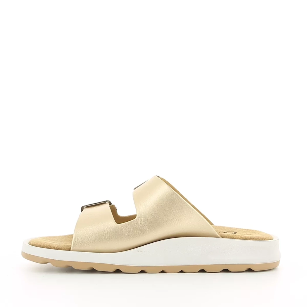 Image (4) de la chaussures Divina - Mules et Sabots Or / Bronze / Platine en Cuir synthétique