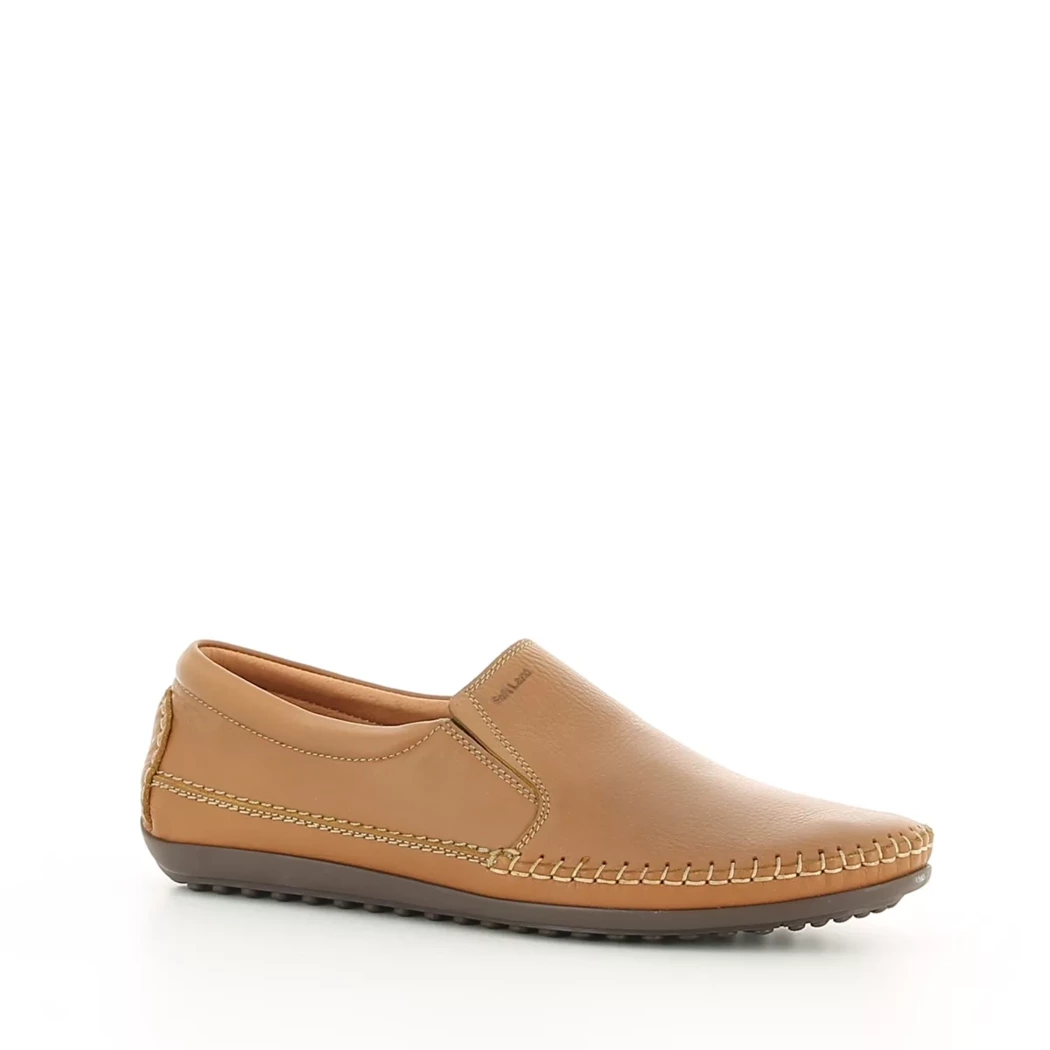 Image (1) de la chaussures Soft Land - Mocassins Cuir naturel / Cognac en Cuir