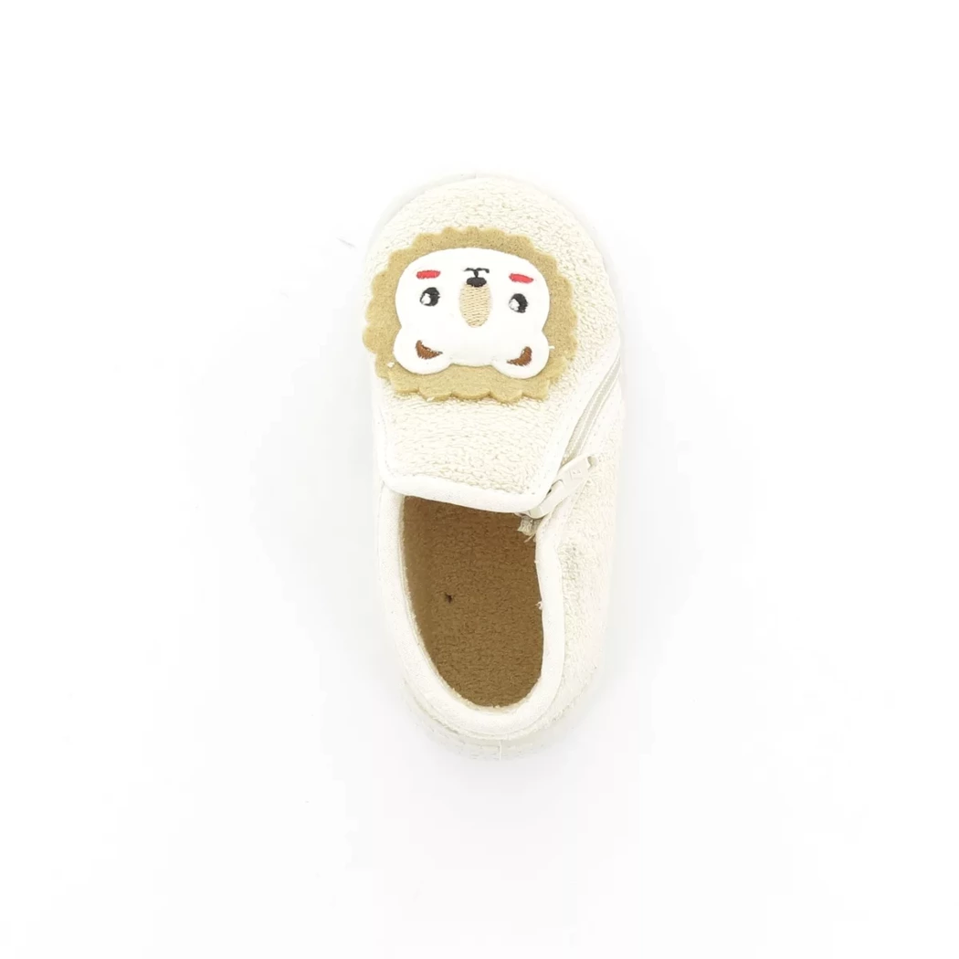 Image (6) de la chaussures Bossi - Pantoufles et Chaussons Beige en Textile