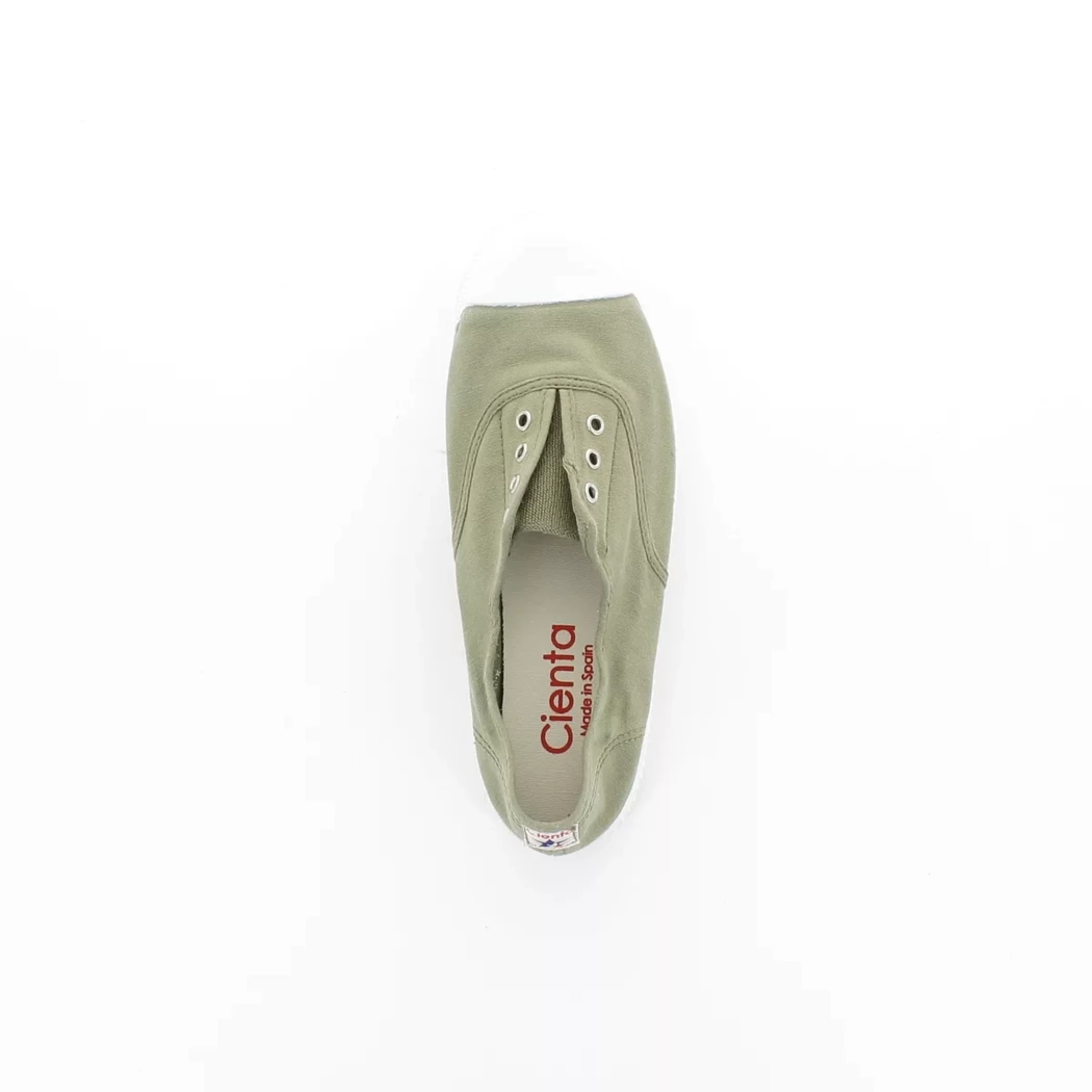 Image (6) de la chaussures Cienta - Baskets Vert en Textile