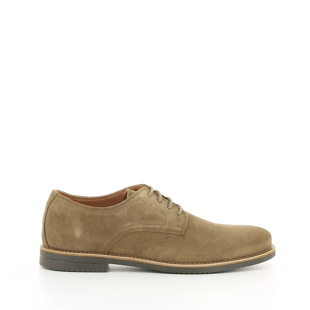 Image (2) de la chaussures Midtown District - Chaussures à lacets Taupe en Cuir nubuck