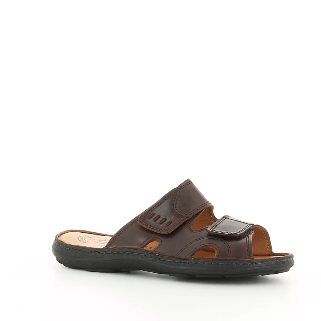 Image (1) de la chaussures Valmonte - Mules et Sabots Marron en Cuir
