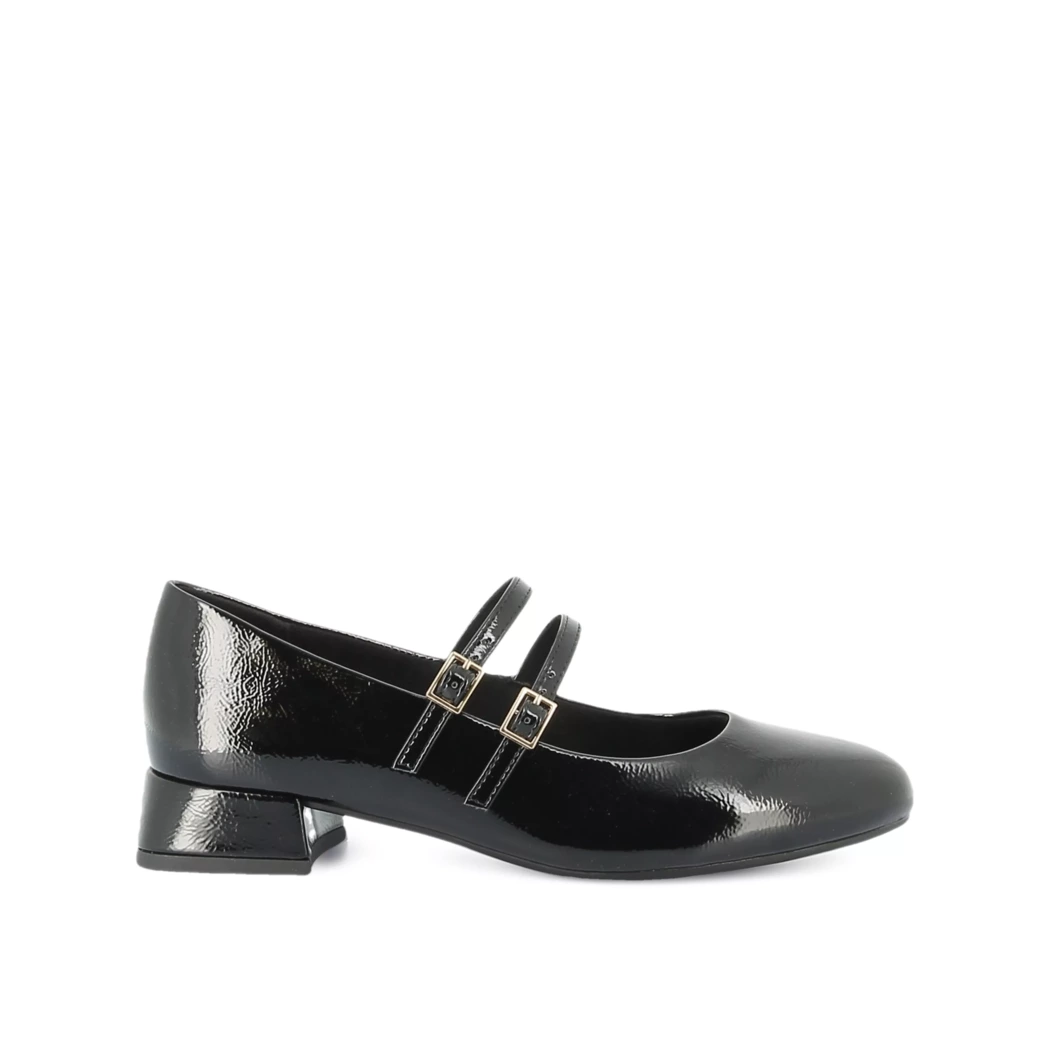 Image (2) de la chaussures Marco Tozzi - Ballerines Noir en Cuir synthétique