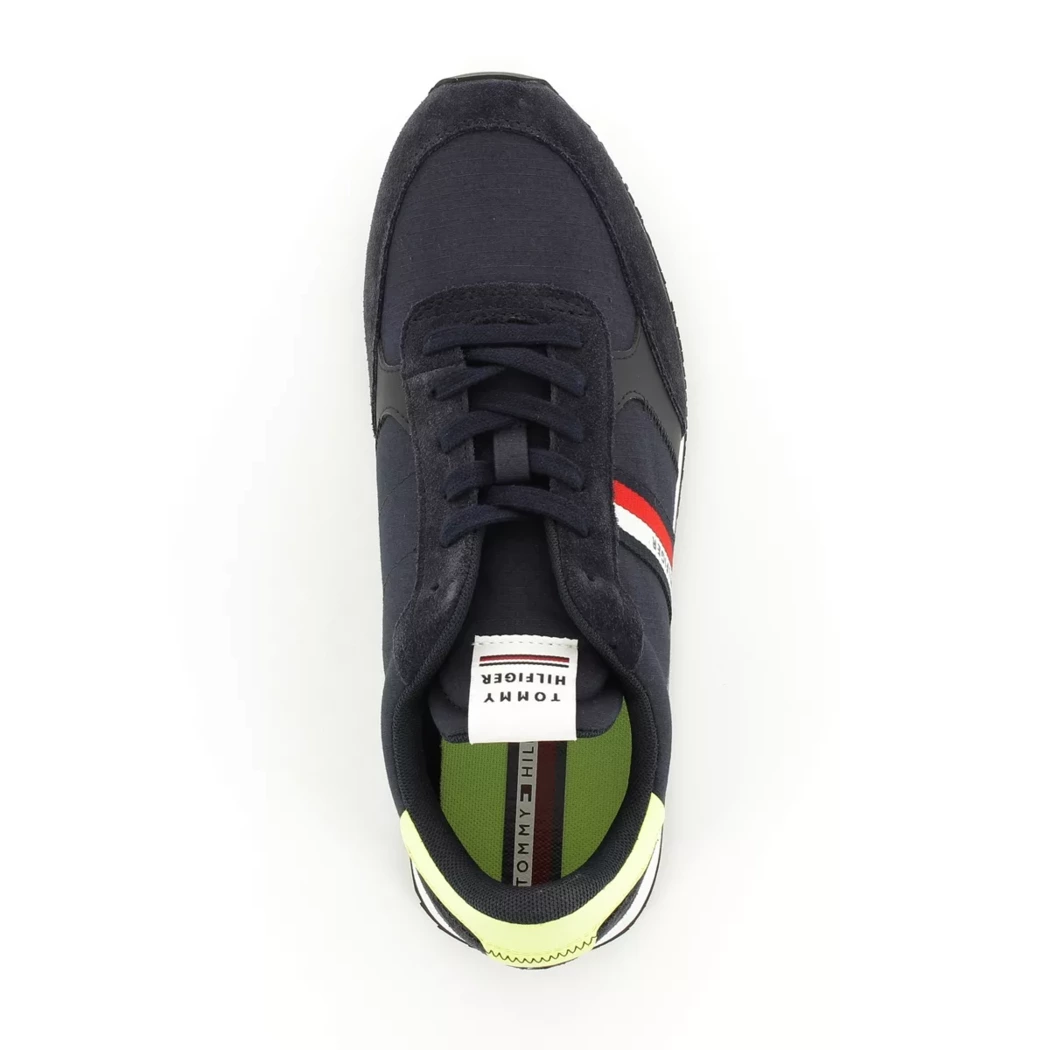 Image (6) de la chaussures Tommy Hilfiger - Baskets Bleu en Cuir nubuck