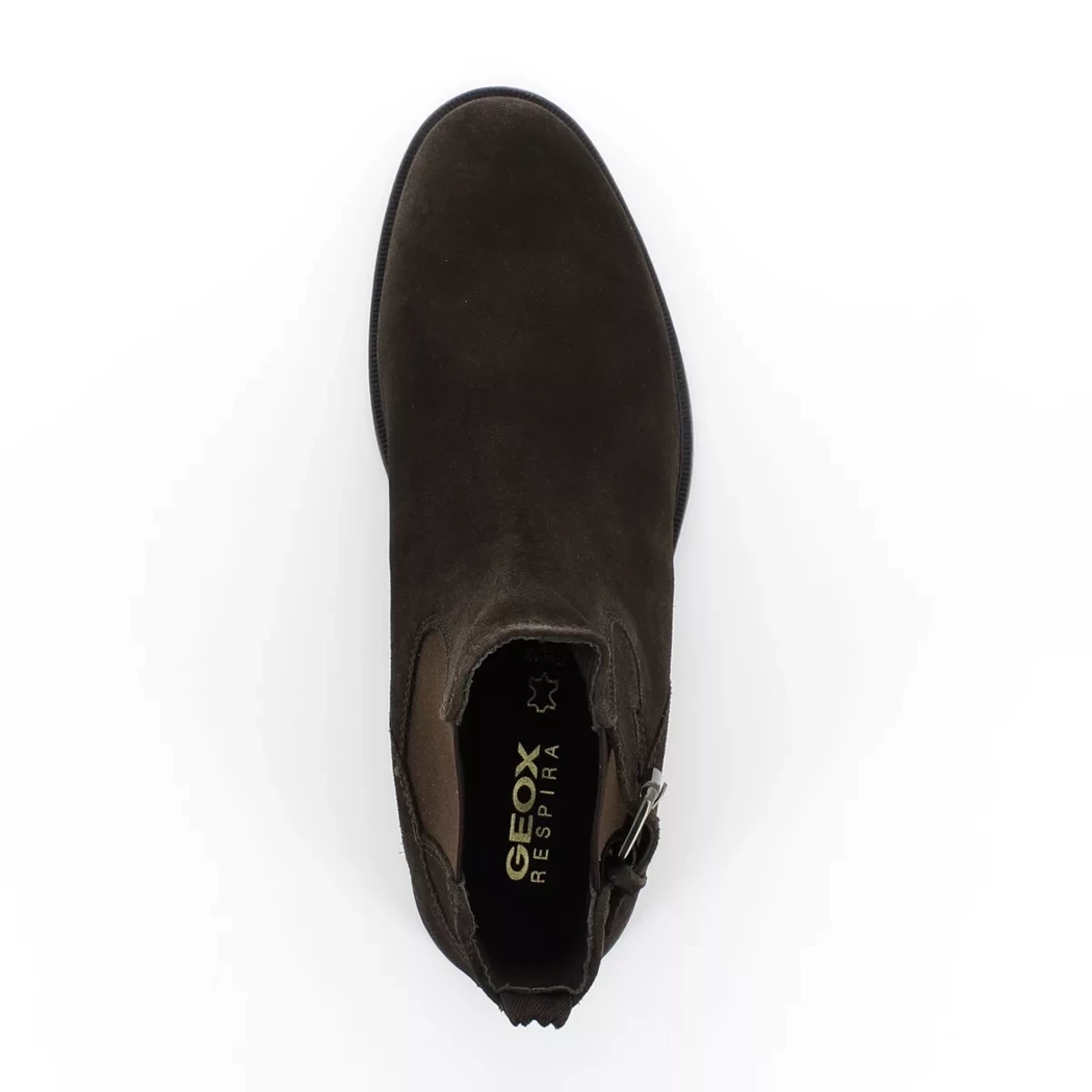 Image (6) de la chaussures Geox - Boots Marron en Cuir nubuck