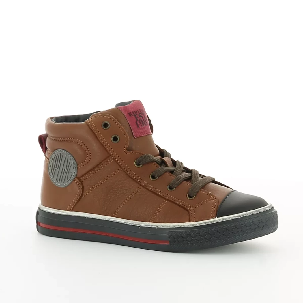 Image (1) de la chaussures Kipling - Bottines Cuir naturel / Cognac en Cuir