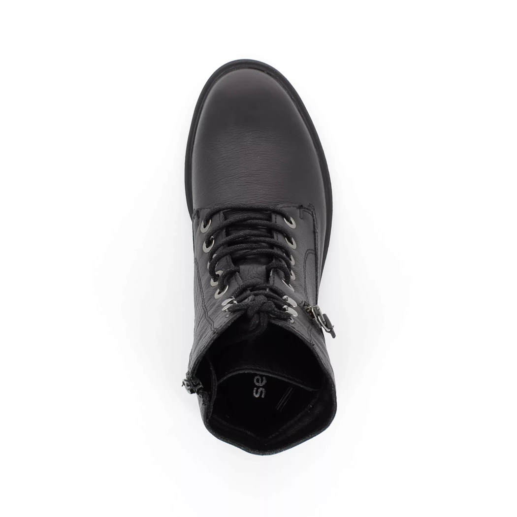 Image (6) de la chaussures Sens - Bottines Noir en Cuir