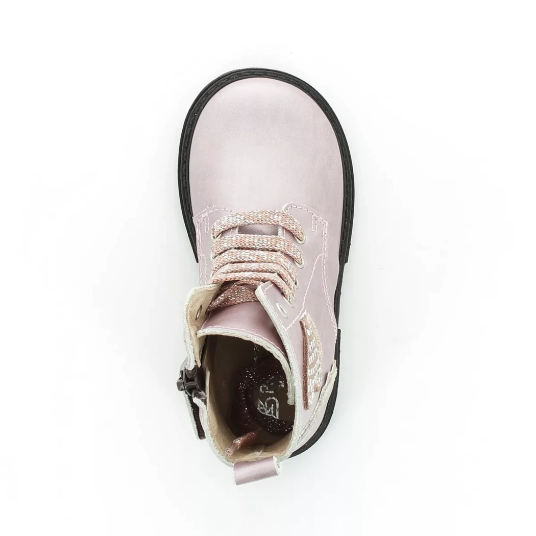 Image (6) de la chaussures Gazzoli - Bottines Rose en Cuir