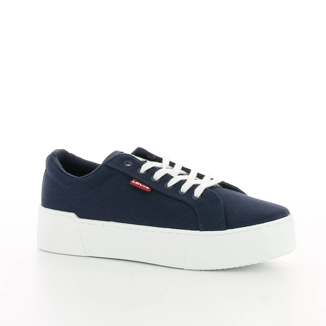 Image (1) de la chaussures Levi's - Baskets Bleu en Textile