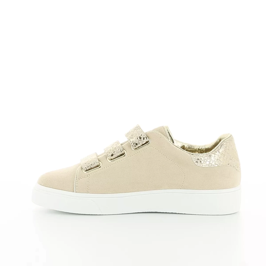 Image (4) de la chaussures CL11 - Baskets Beige en Cuir synthétique