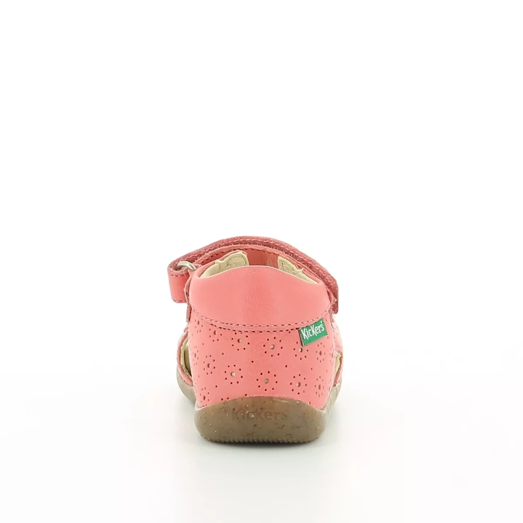 Image (3) de la chaussures Kickers - Sandales et Nu-Pieds Rouge en Cuir