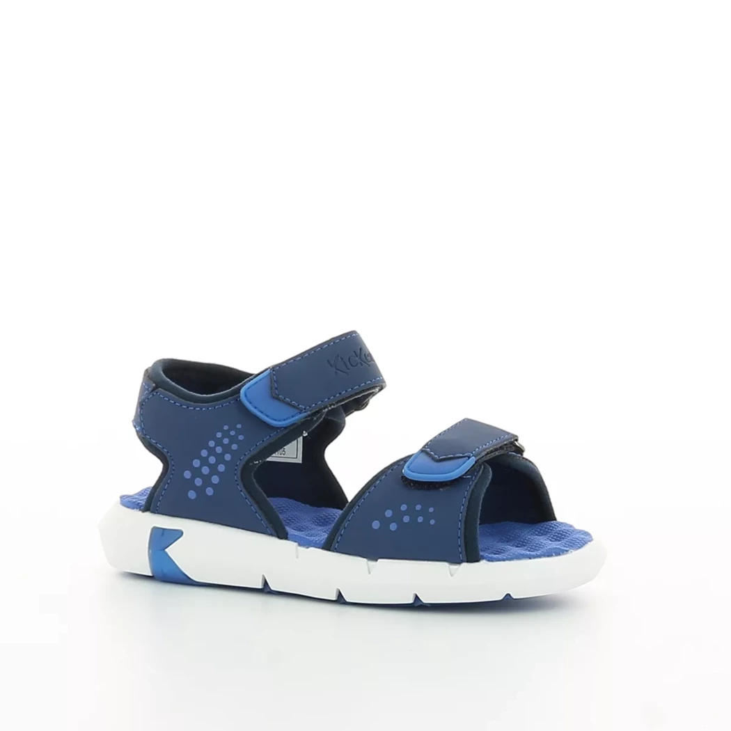 Image (1) de la chaussures Kickers - Sandales et Nu-Pieds Bleu en Cuir synthétique