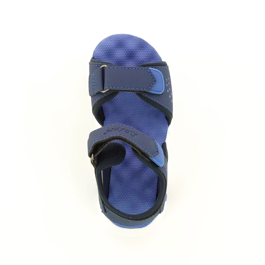 Image (6) de la chaussures Kickers - Sandales et Nu-Pieds Bleu en Cuir synthétique