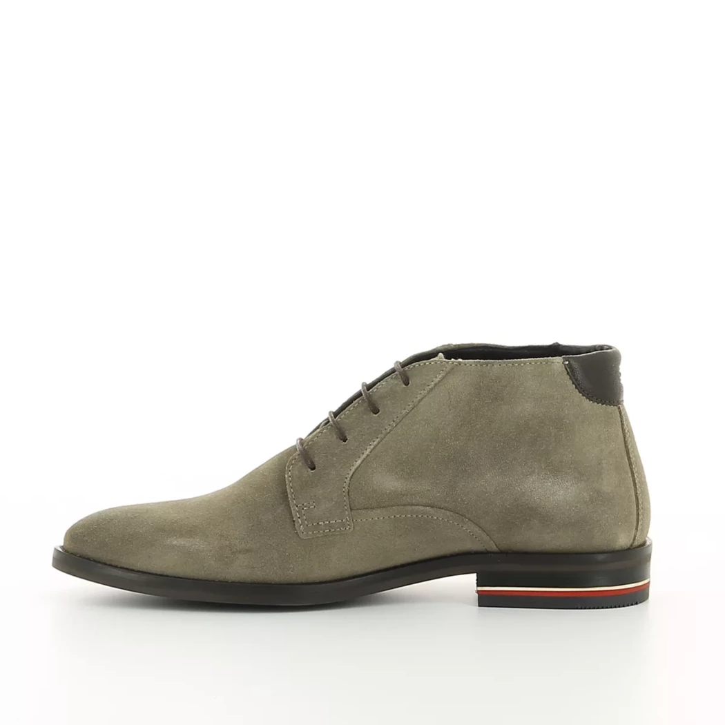 Image (4) de la chaussures Tommy jeans - Bottines Taupe en Cuir nubuck