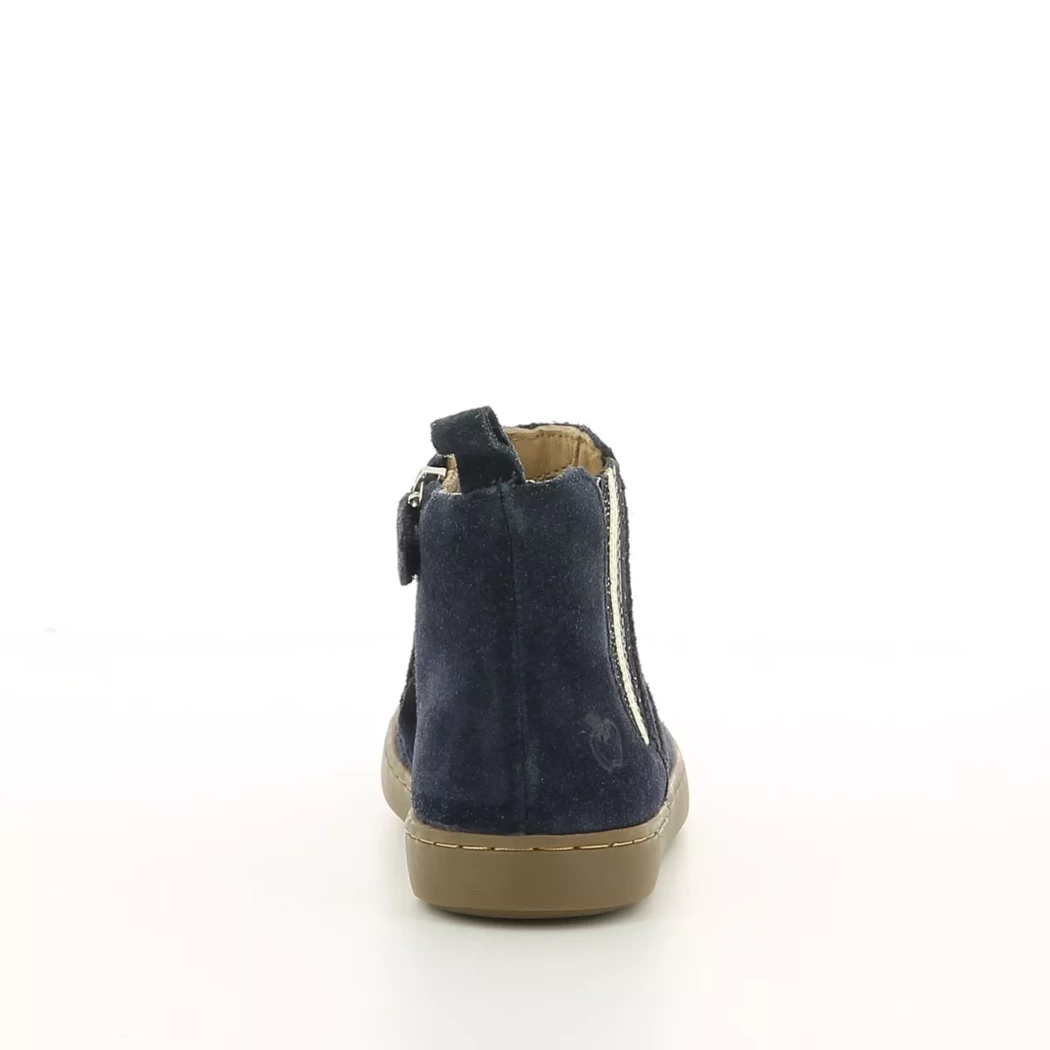 Image (3) de la chaussures Shoo pom - Boots Bleu en Cuir nubuck