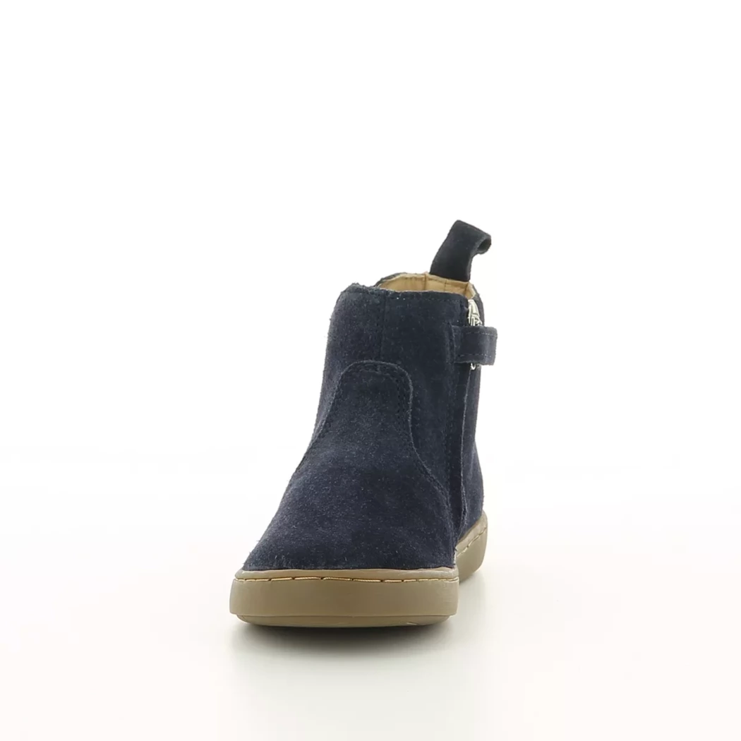 Image (5) de la chaussures Shoo pom - Boots Bleu en Cuir nubuck