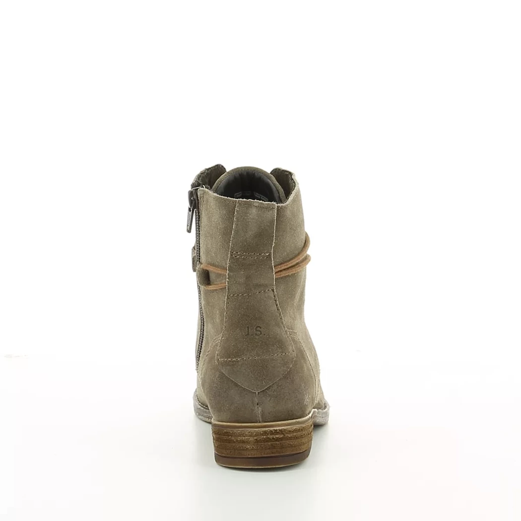 Image (3) de la chaussures Josef Seibel - Bottines Taupe en Cuir nubuck