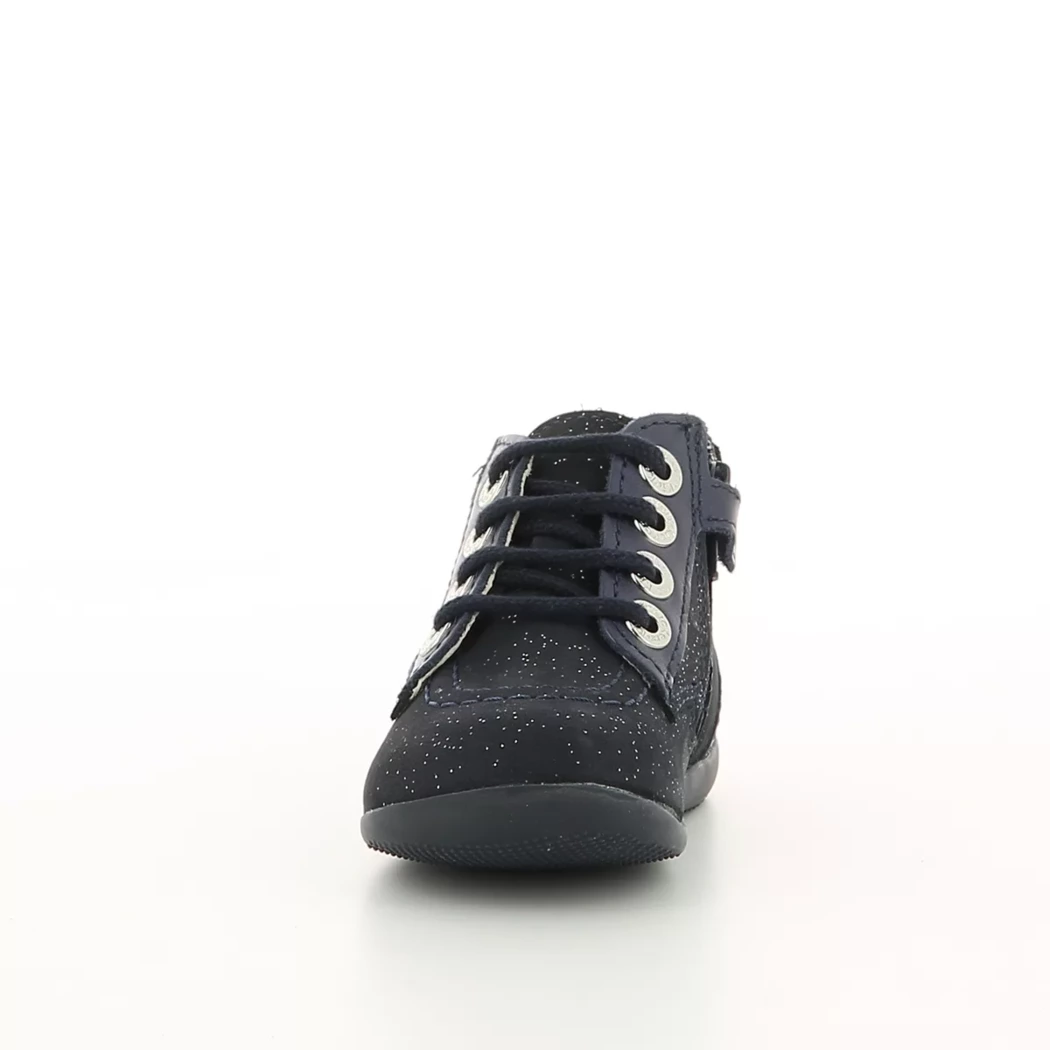 Image (5) de la chaussures Kickers - Bottines Bleu en Cuir nubuck