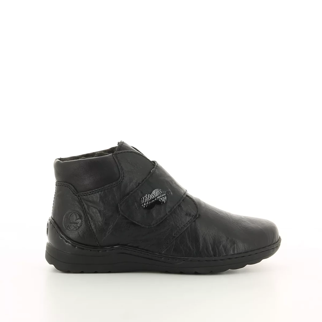 Image (2) de la chaussures Rieker - Boots Noir en Cuir