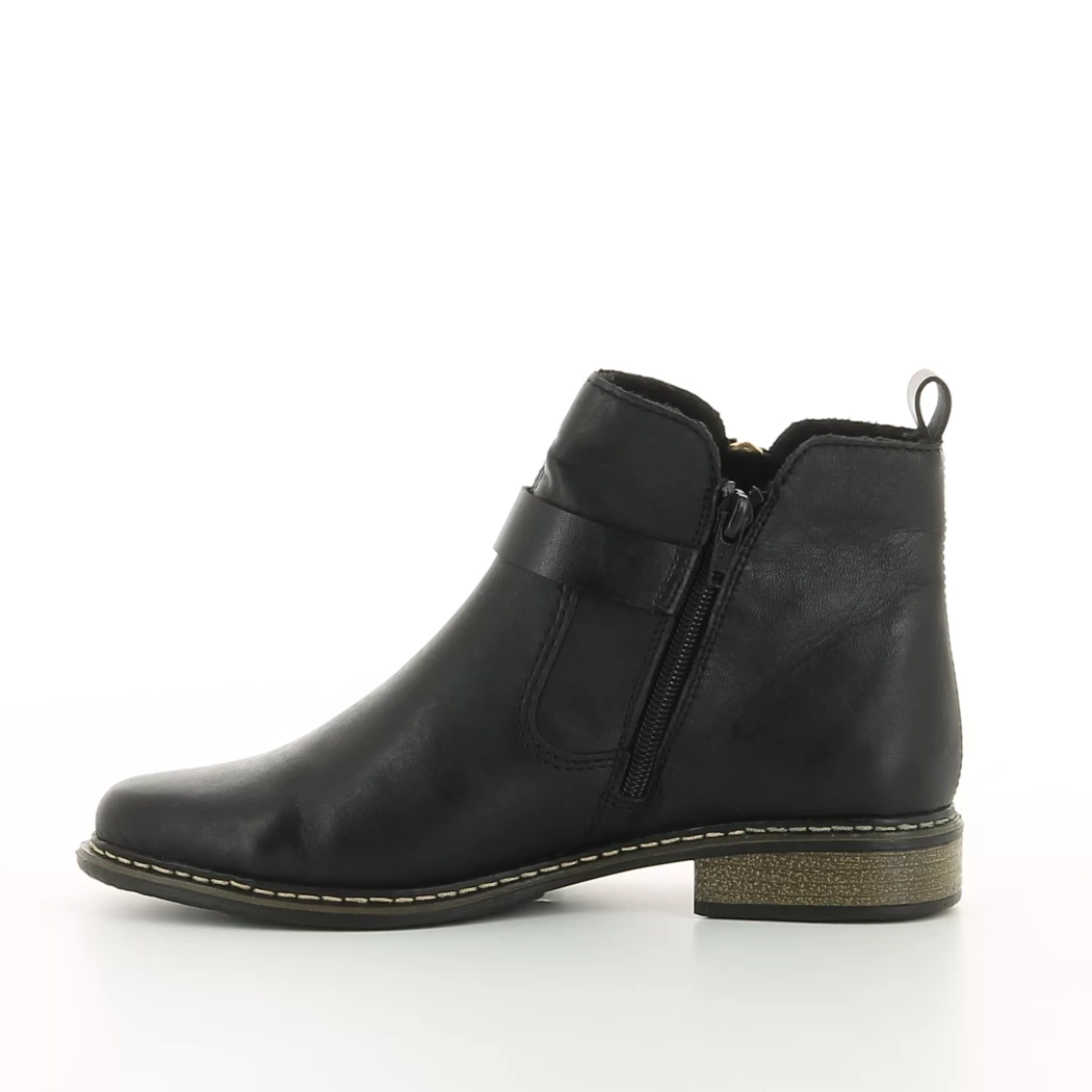 Image (4) de la chaussures Rieker - Boots Noir en Cuir