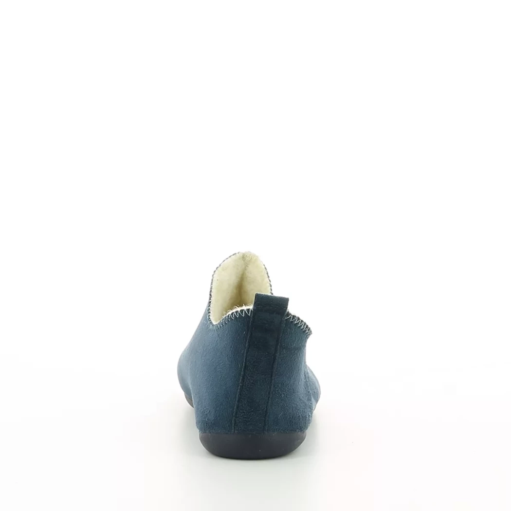 Image (3) de la chaussures La Maison de l'Espadrille - Pantoufles et Chaussons Bleu en Cuir nubuck