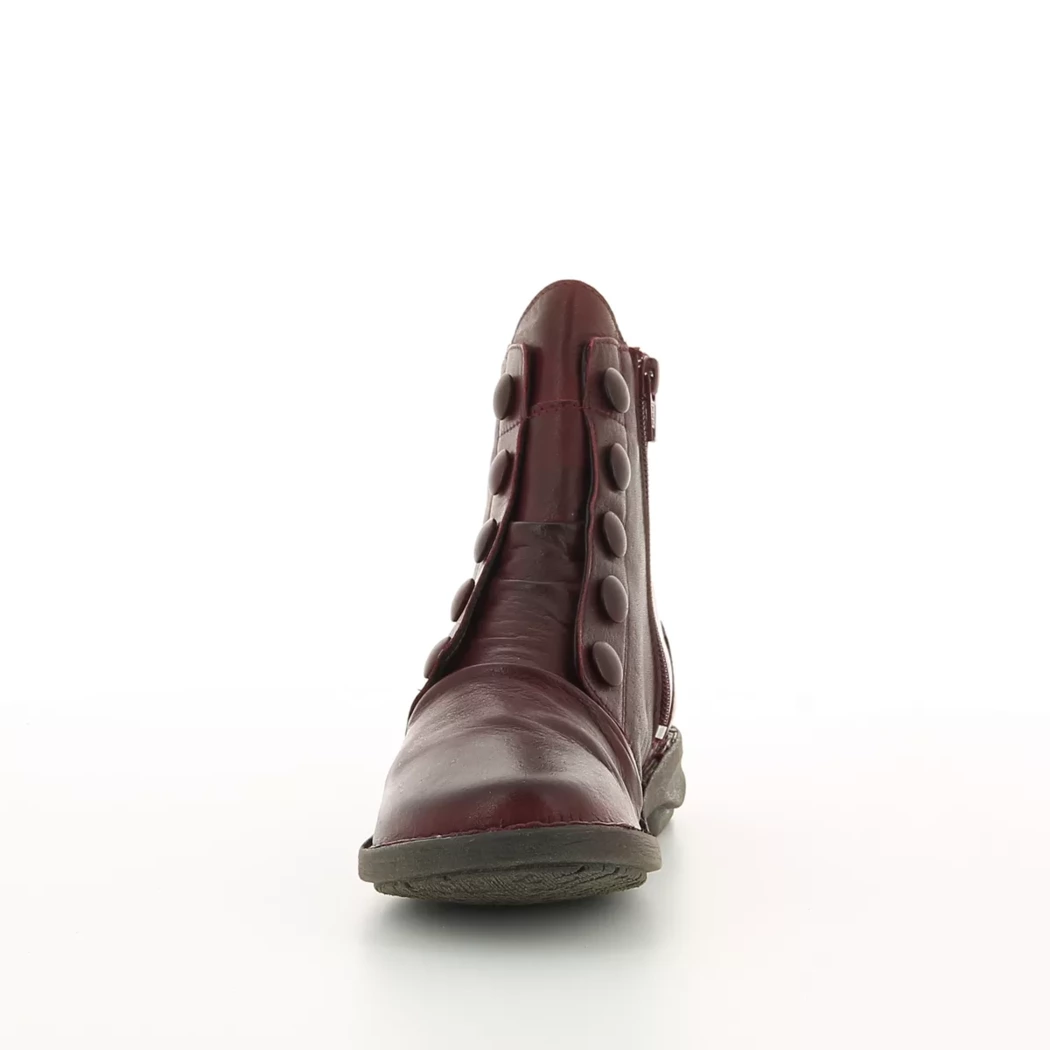 Image (5) de la chaussures Miz Mooz - Boots Bordeaux en Cuir