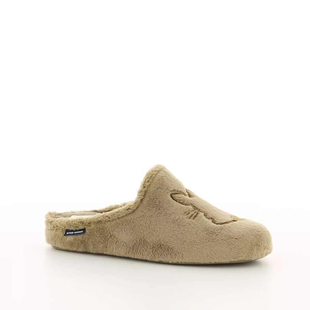 Image (1) de la chaussures Riverwoods - Pantoufles et Chaussons Taupe en Textile