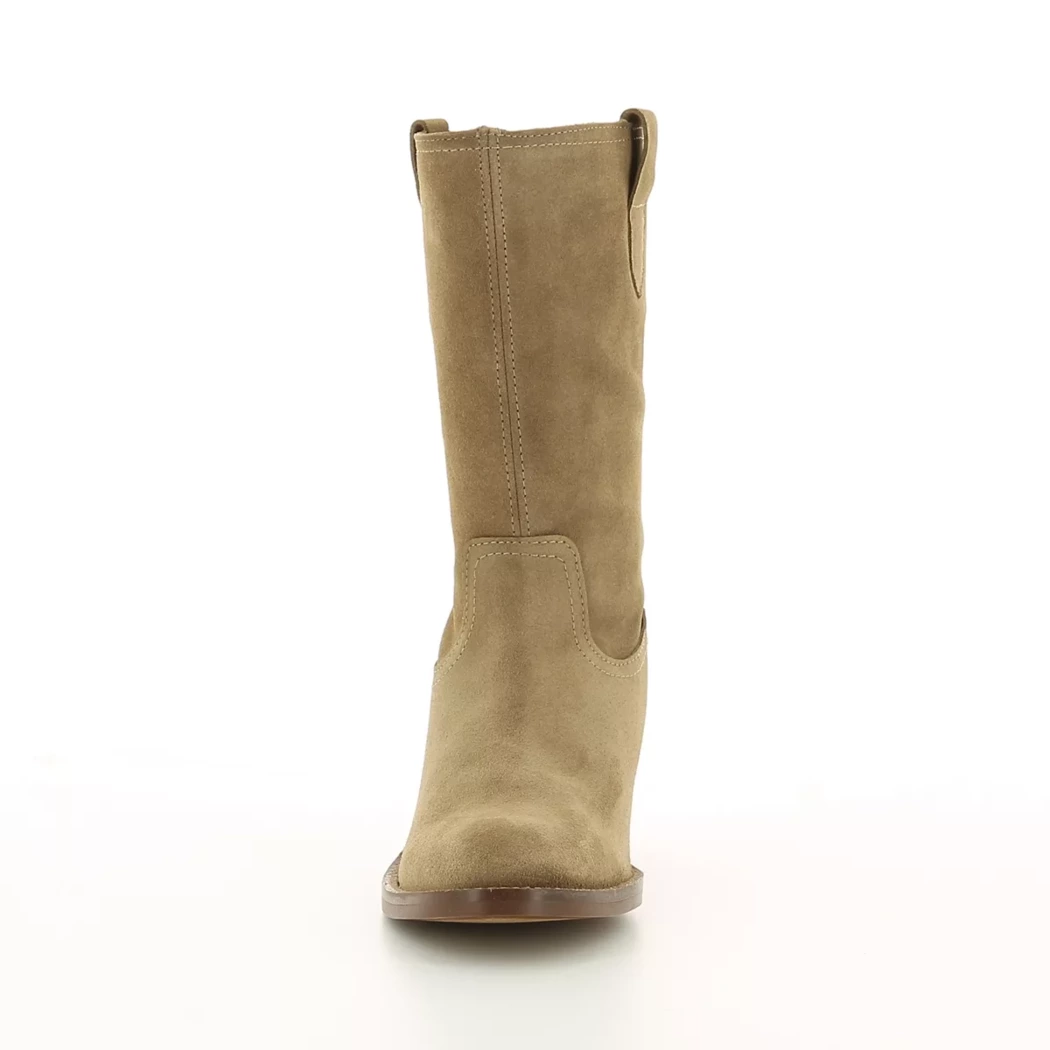 Image (5) de la chaussures Patricia Miller - Boots Taupe en Cuir nubuck