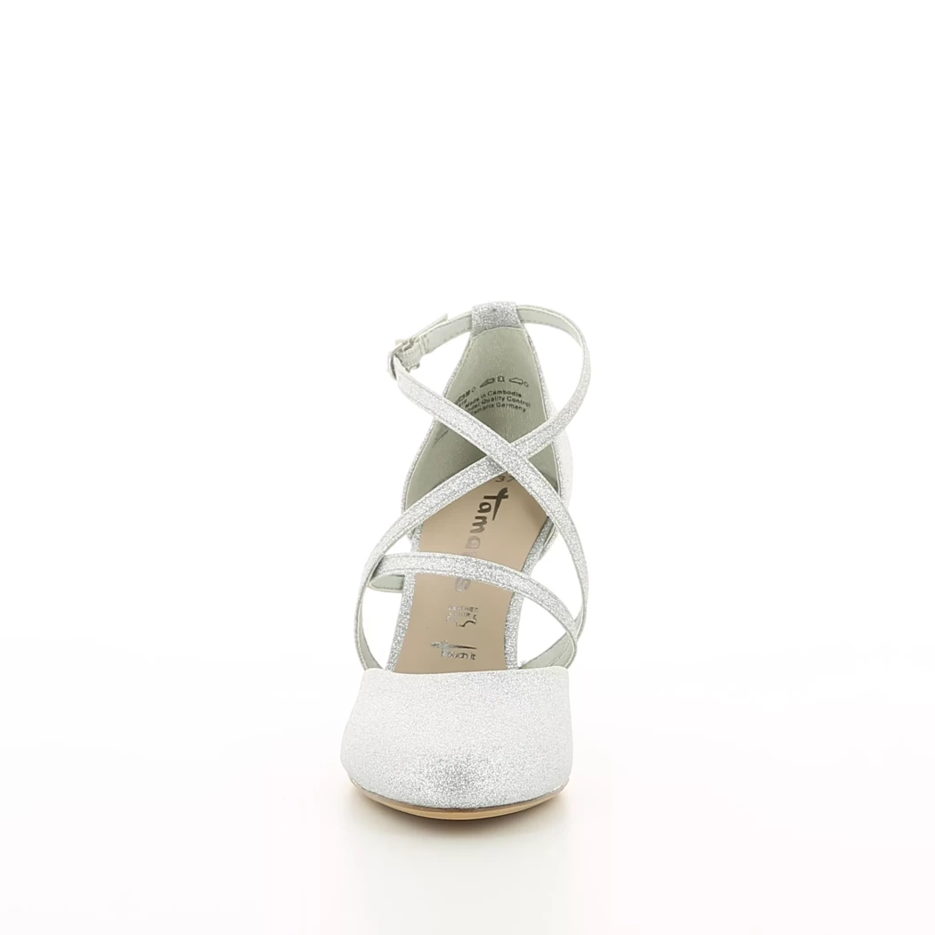 Image (5) de la chaussures Tamaris - Escarpins Argent en Textile