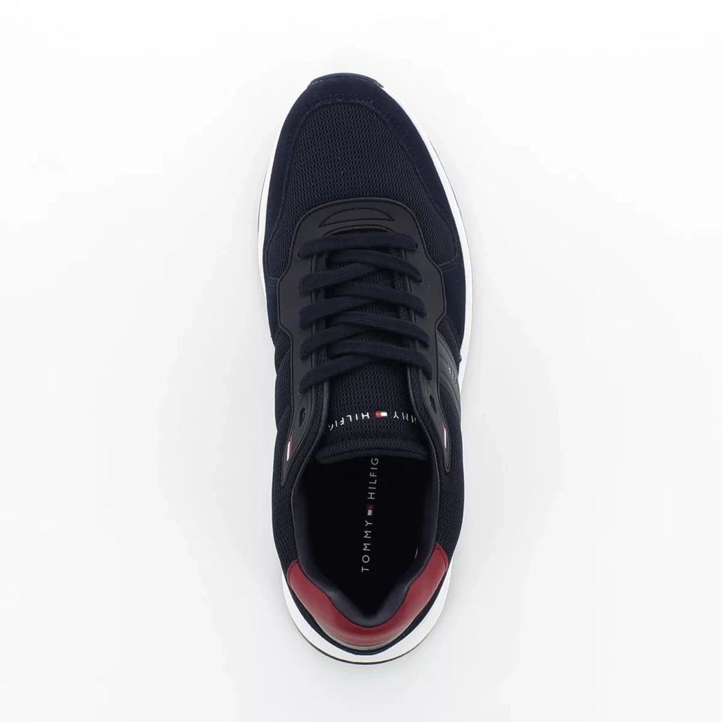 Image (6) de la chaussures Tommy Hilfiger - Baskets Bleu en Cuir nubuck