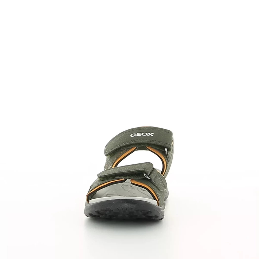 Image (5) de la chaussures Geox - Sandales et Nu-Pieds Vert en Cuir nubuck