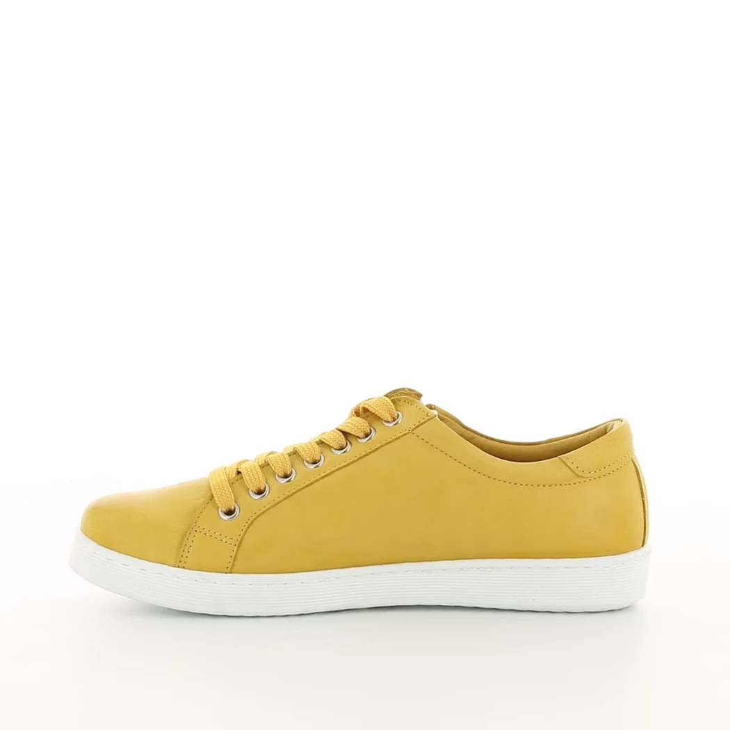 Image (4) de la chaussures Andrea Conti - Chaussures à lacets Jaune en Cuir