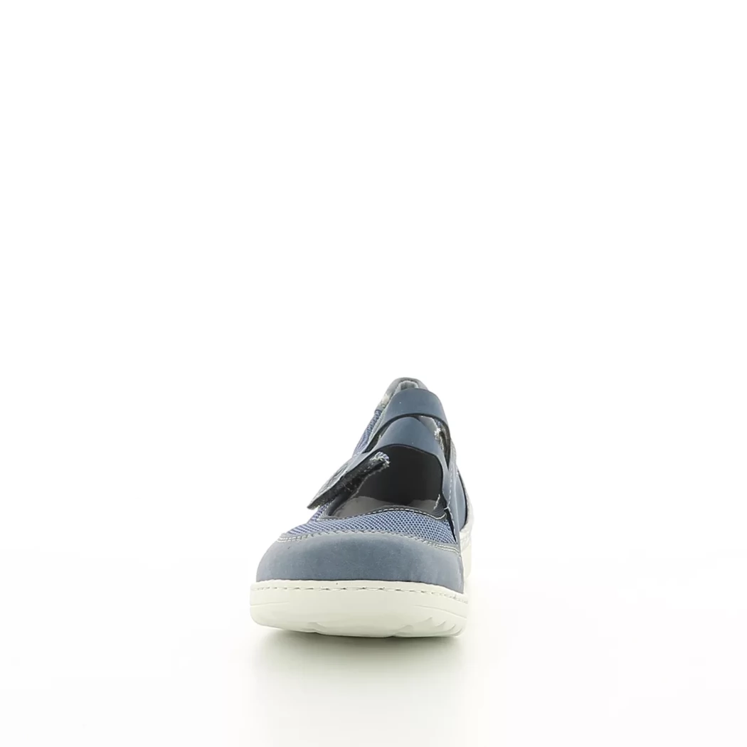 Image (5) de la chaussures Rieker - Ballerines Bleu en Textile