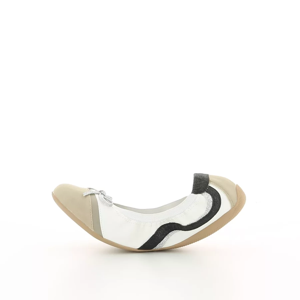 Image (4) de la chaussures Chattawak - Ballerines Blanc en Cuir synthétique