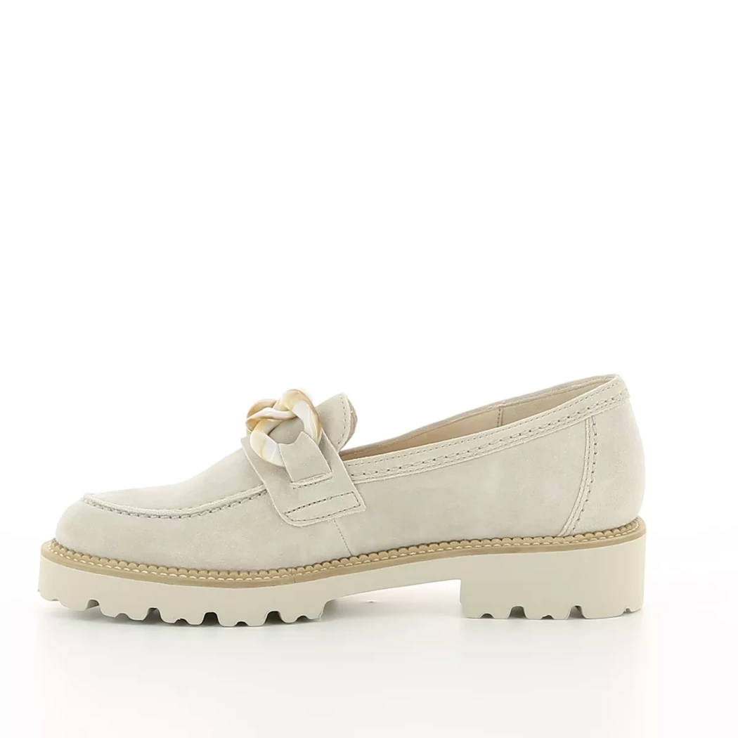 Image (4) de la chaussures Gabor - Mocassins Taupe en Cuir nubuck