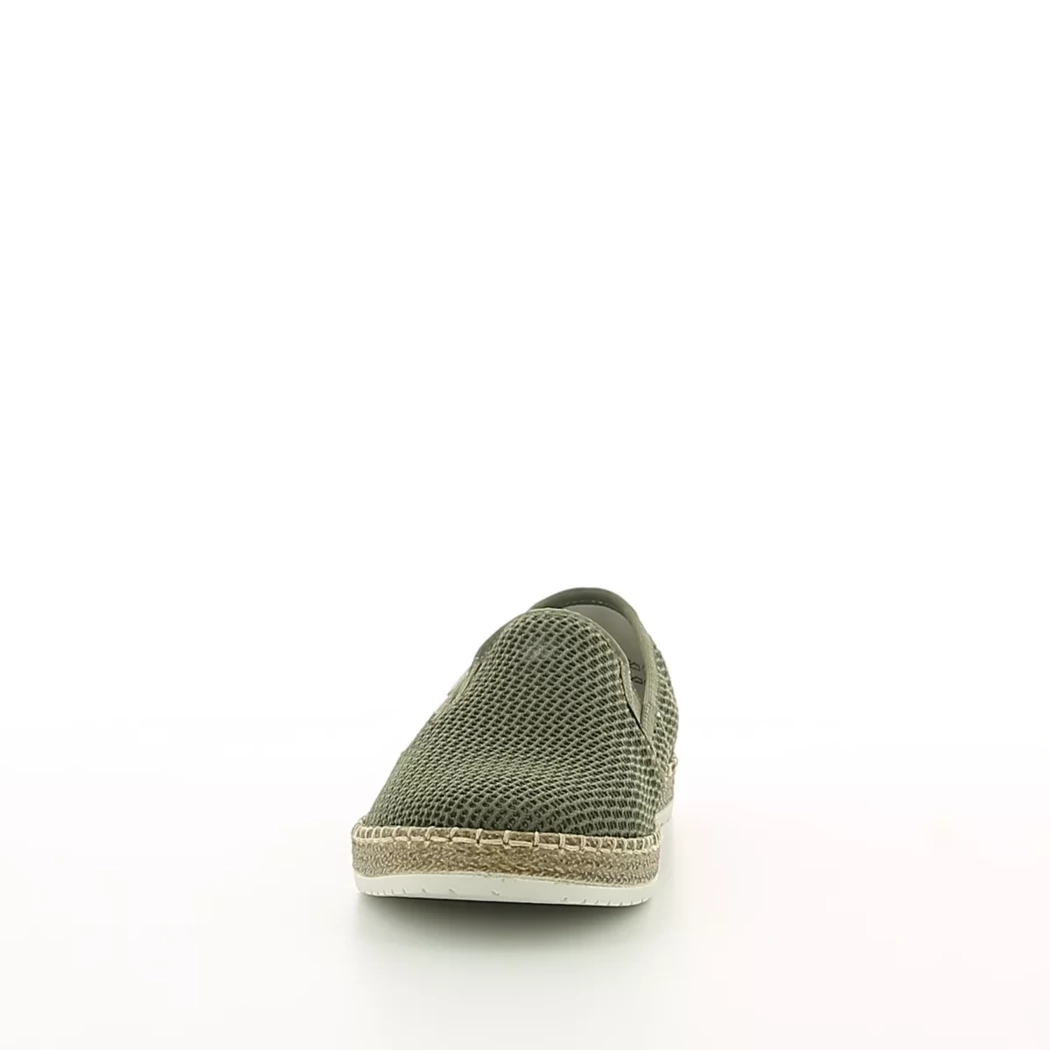 Image (5) de la chaussures Rieker - Mocassins Vert en Textile