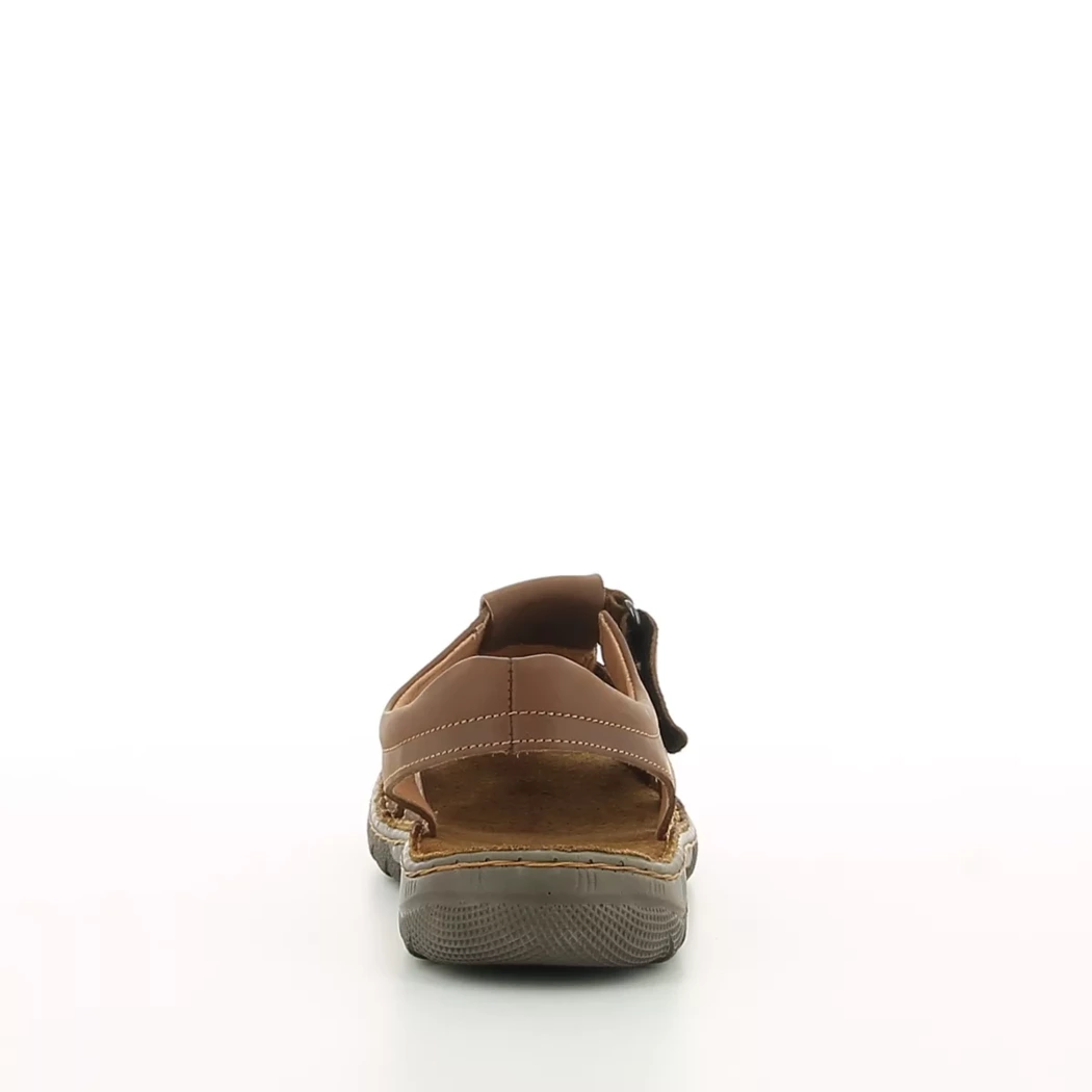 Image (3) de la chaussures Soft Walk - Sandales et Nu-Pieds Marron en Cuir