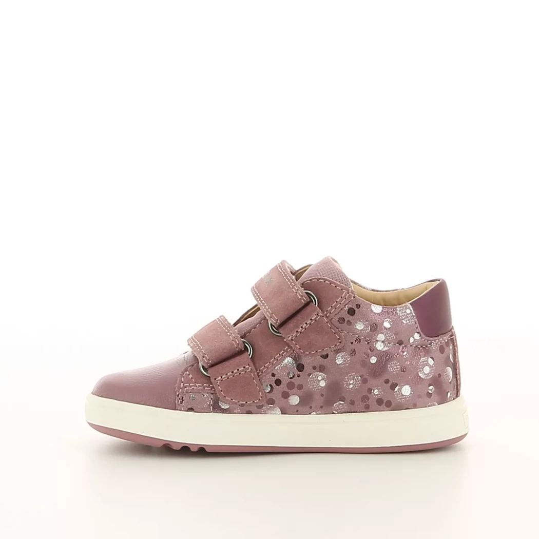 Image (4) de la chaussures Geox - Bottines Rose en Cuir