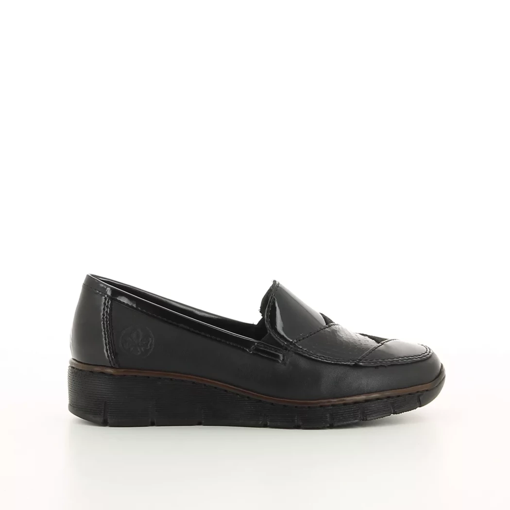 Image (2) de la chaussures Rieker - Mocassins Noir en Cuir