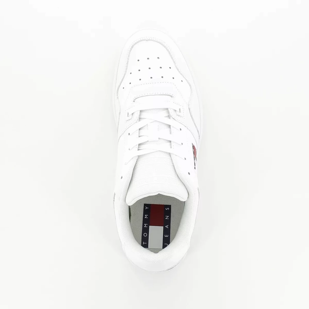 Image (6) de la chaussures Tommy jeans - Baskets Blanc en Cuir