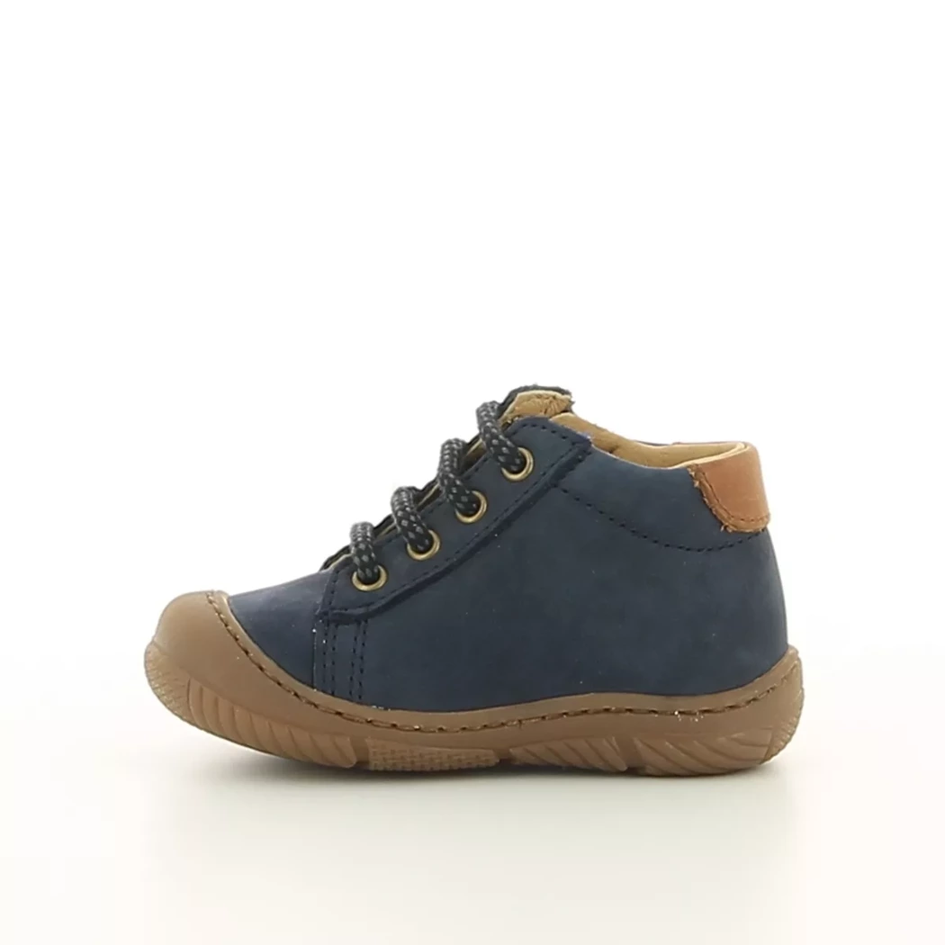 Image (4) de la chaussures Bopy - Bottines Bleu en Cuir nubuck