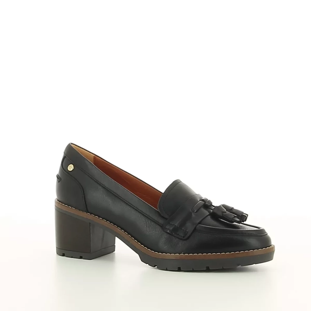 Image (1) de la chaussures Pikolinos - Mocassins Noir en Cuir