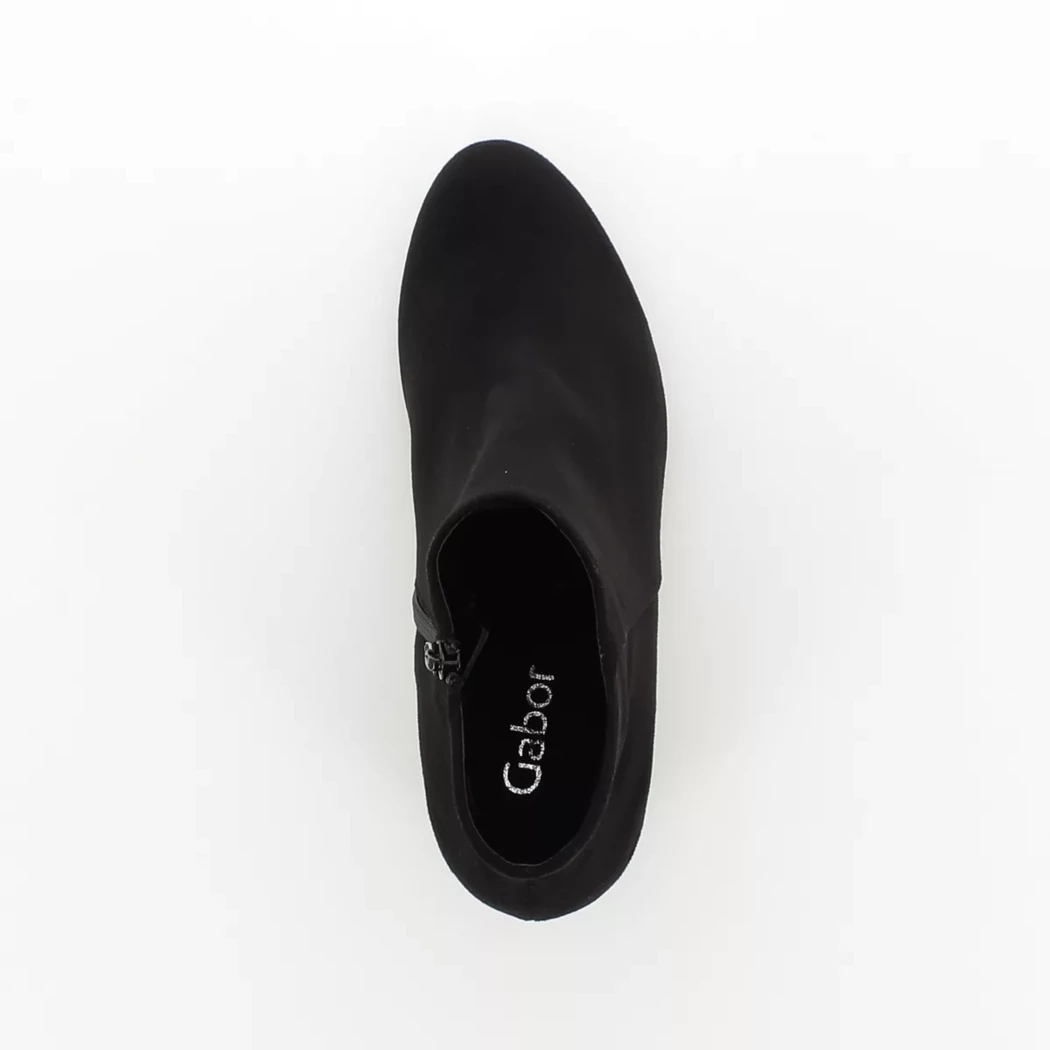 Image (6) de la chaussures Gabor - Boots Noir en Cuir nubuck