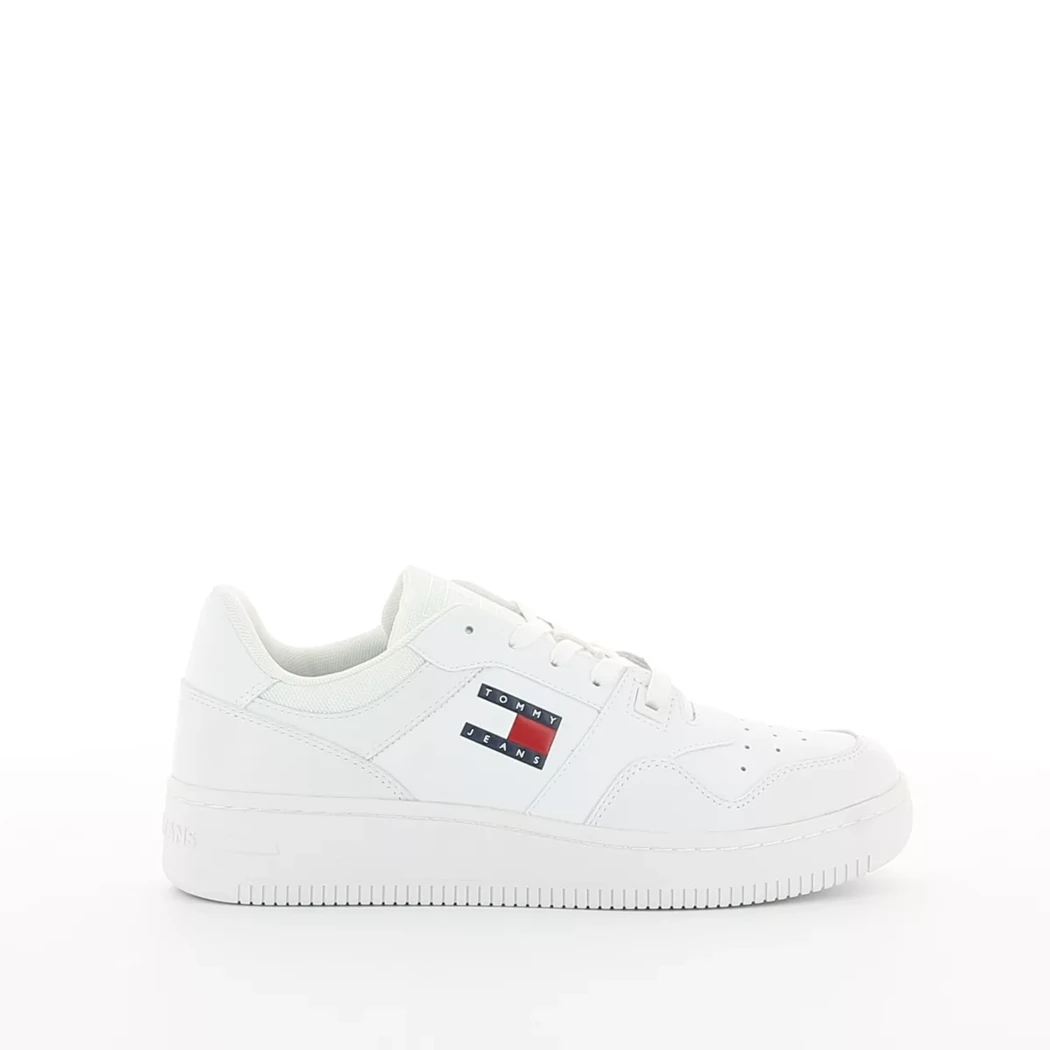 Image (2) de la chaussures Tommy jeans - Baskets Blanc en Cuir