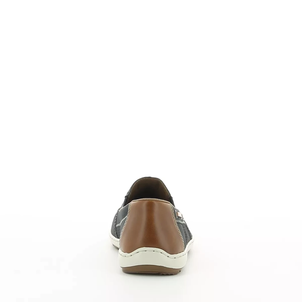 Image (3) de la chaussures Rieker - Mocassins Bleu en Cuir synthétique