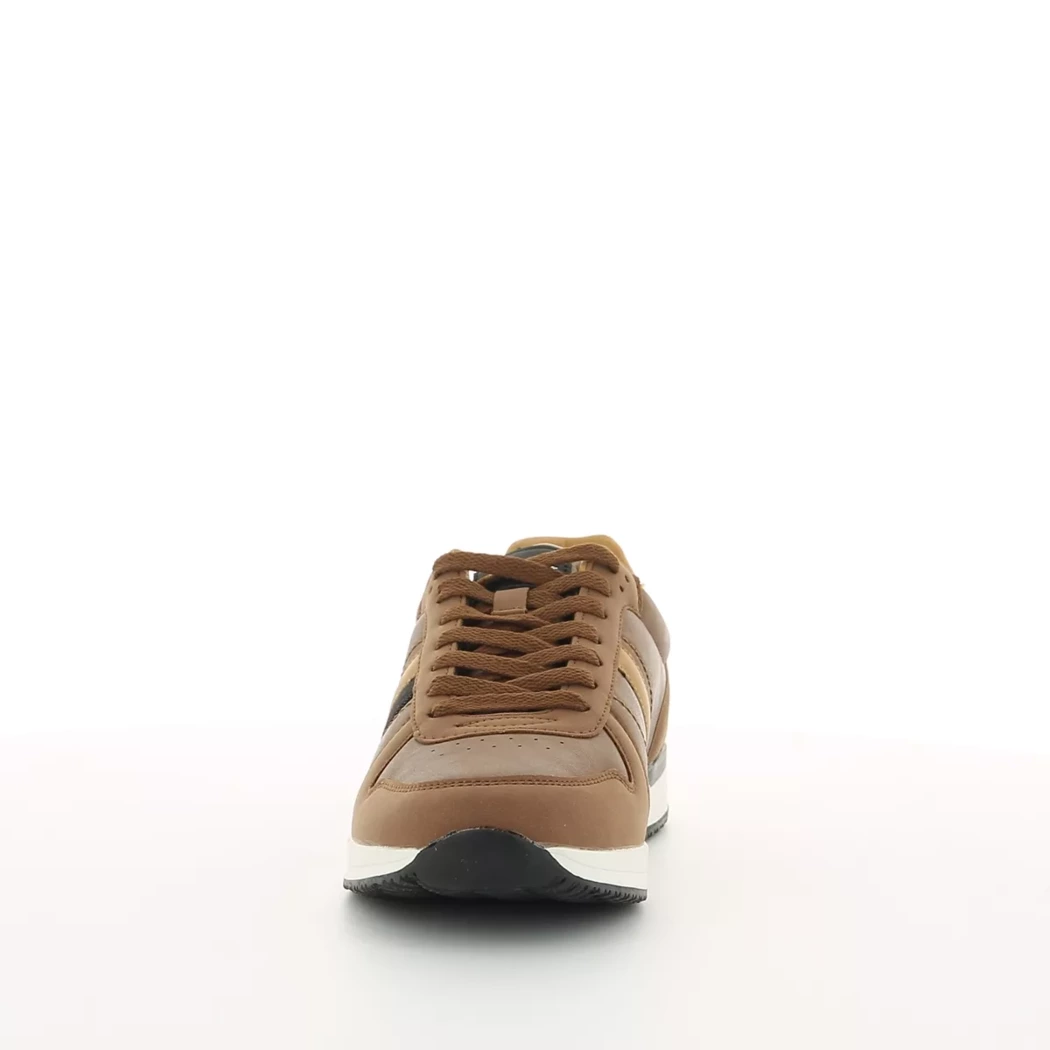 Image (5) de la chaussures Wrangler - Baskets Cuir naturel / Cognac en Cuir synthétique