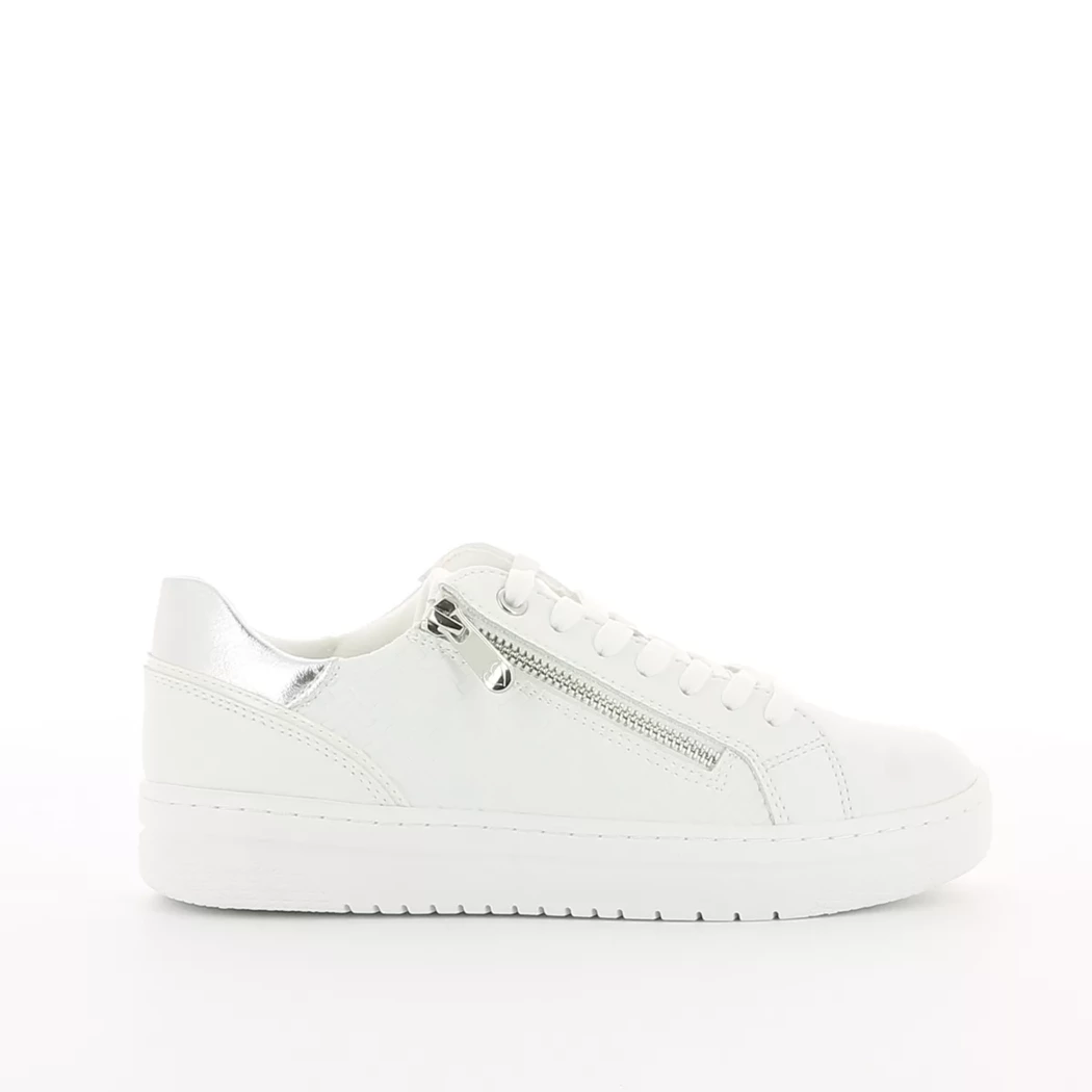Image (2) de la chaussures Marco Tozzi - Baskets Blanc en Cuir synthétique