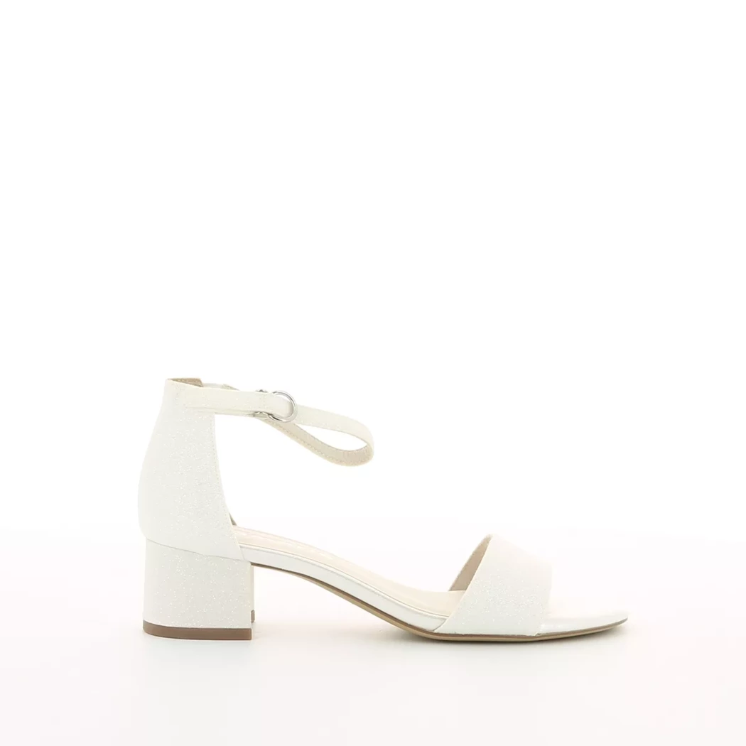 Image (2) de la chaussures Tamaris - Sandales et Nu-Pieds Blanc en Textile