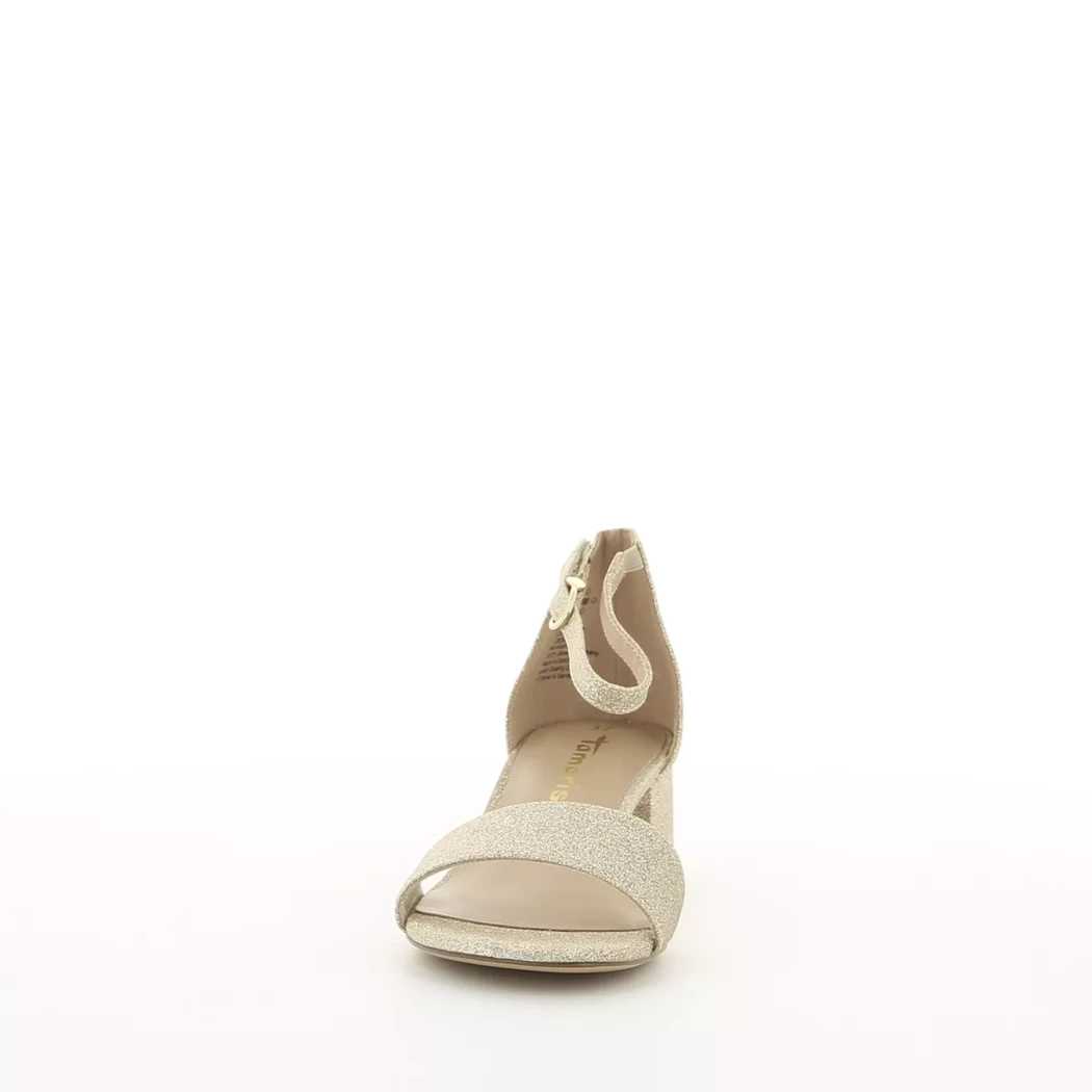 Image (5) de la chaussures Tamaris - Sandales et Nu-Pieds Or / Bronze / Platine en Textile