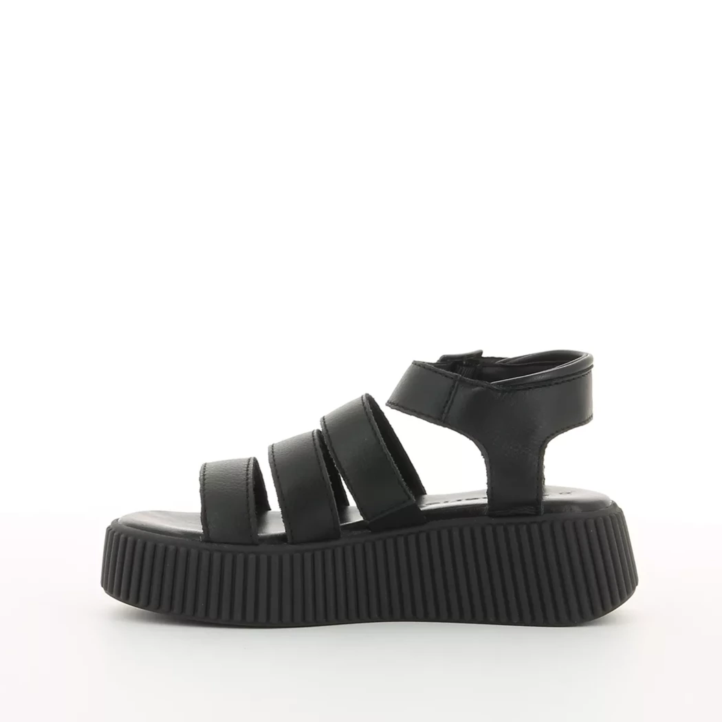 Image (4) de la chaussures Tamaris - Sandales et Nu-Pieds Noir en Cuir
